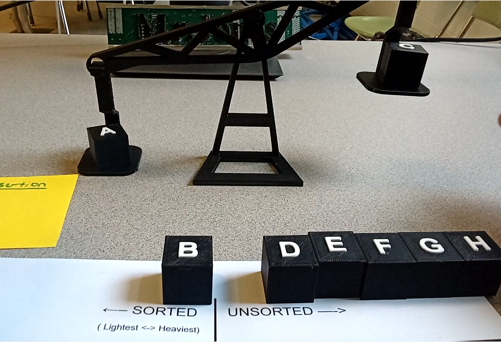 AP Computer Science A – Unplugged and 3D Printed Sorting Activity
